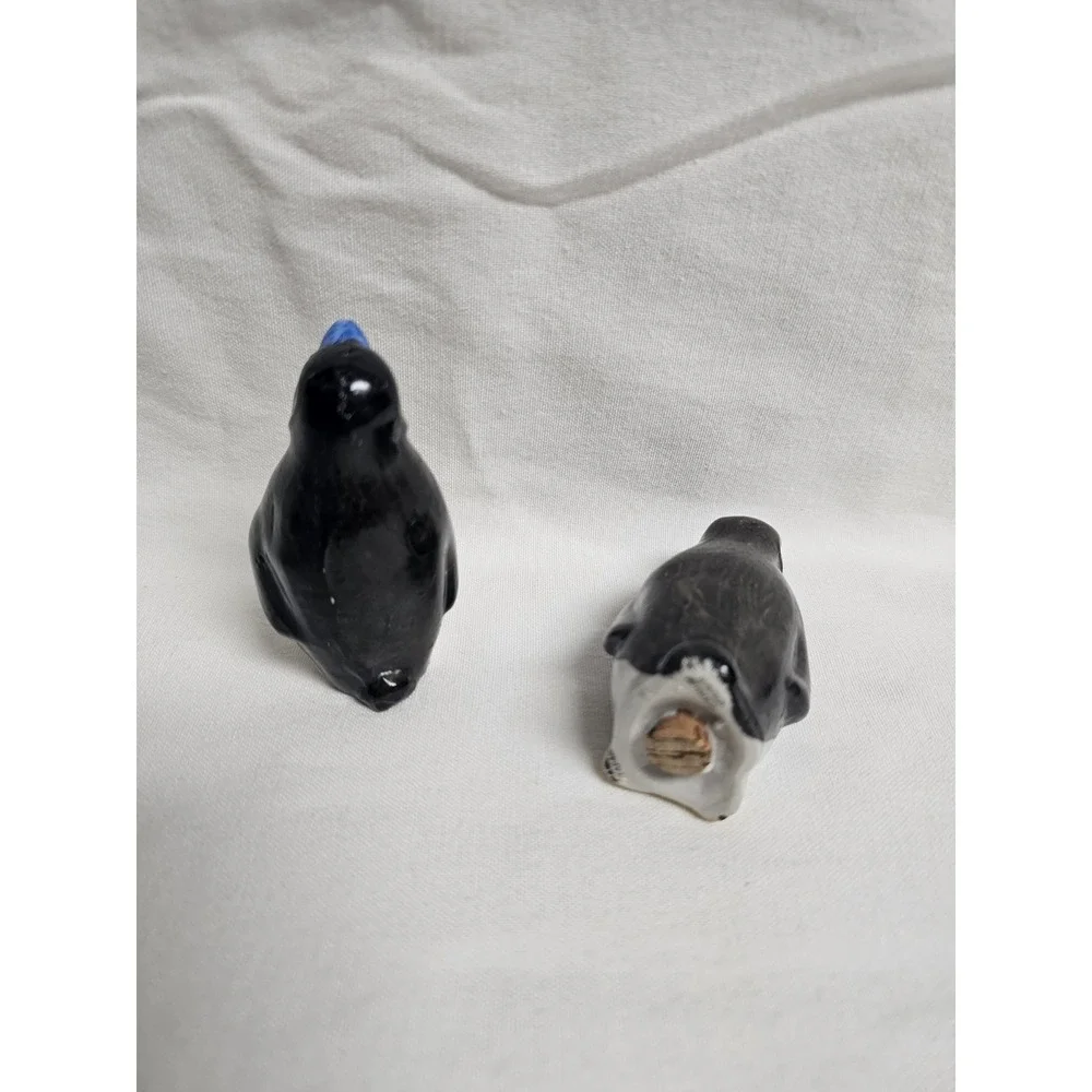 Vintage Penguin Salt And Pepper Shakers Japan